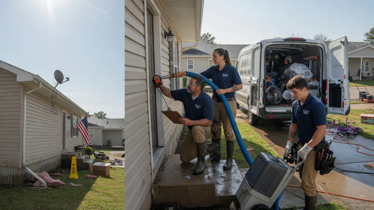 Ceiling Water Damage Restoration in Wood, PA near me